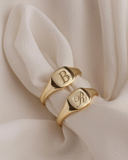 Surname Code Signet Ring